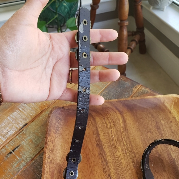 Belt brass colored hardware 34 36 38 - Picture 10 of 11